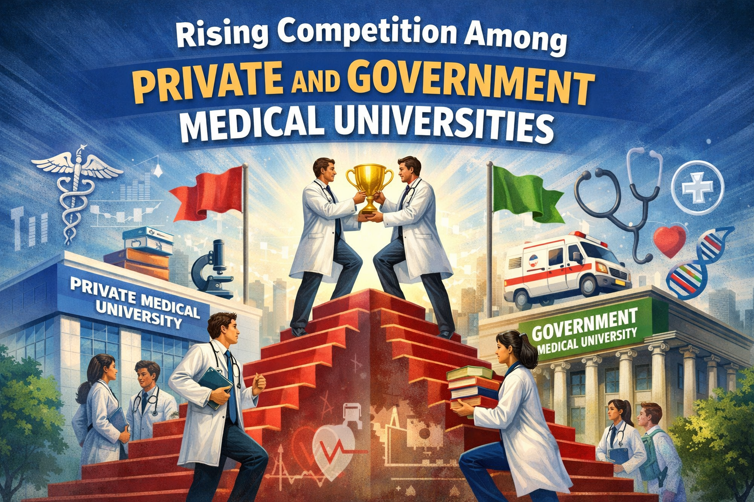 Rising Competition Among Private and Government Medical Universities